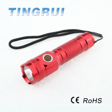 Multifunction USB led torch light portable led flashlight